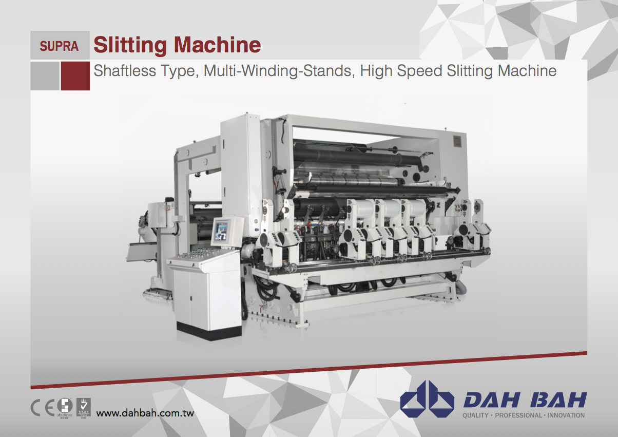 Shaftless Type, Multi-Winding-Stands, High Speed Slitting Machine - Supra Series